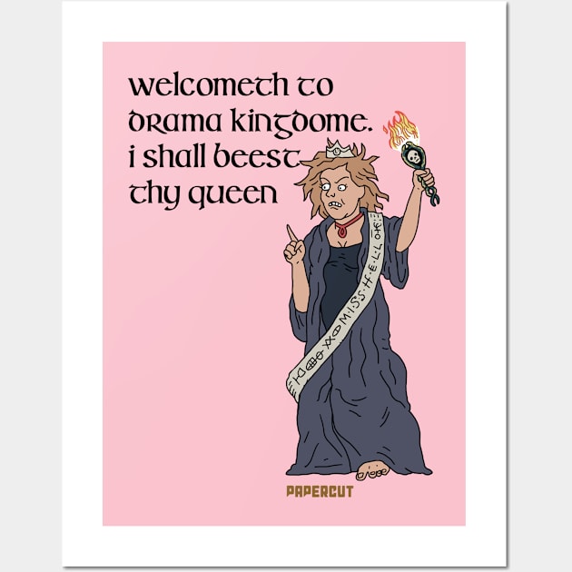 Drama Queen Wall Art by EstudiosPapercut